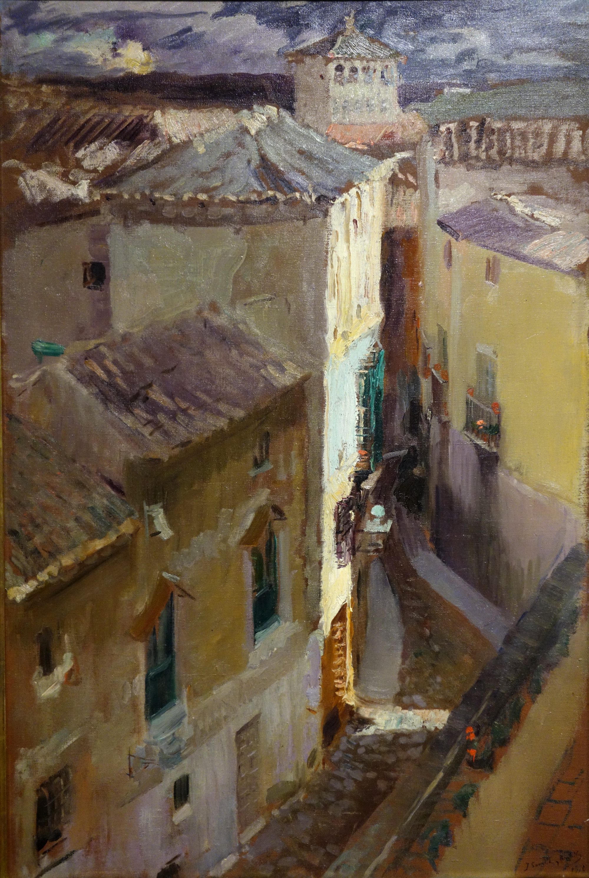 A street in Toledo, Joaquin Sorolla