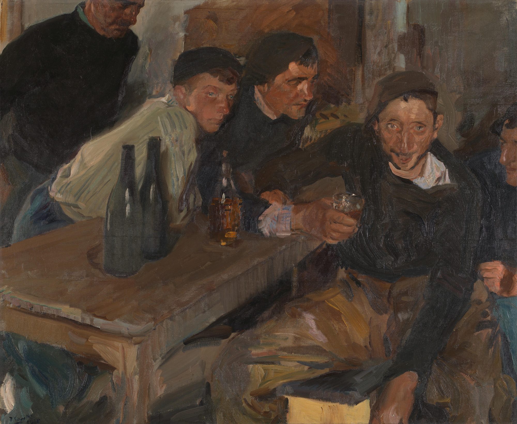 The drunkard, Zarauz, Joaquin Sorolla