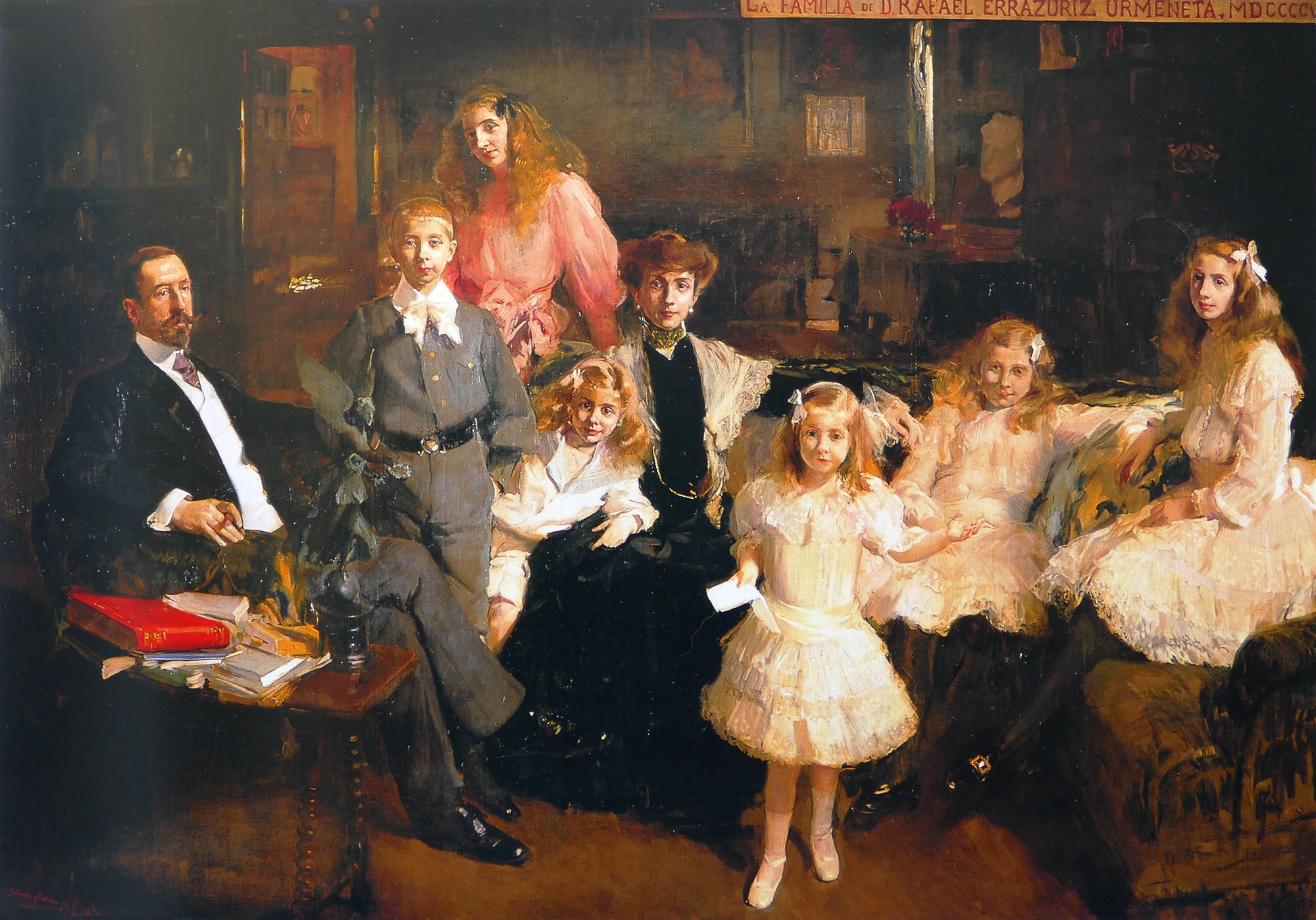 The family of Rafael Errazuriz Urmeneta, Joaquin Sorolla